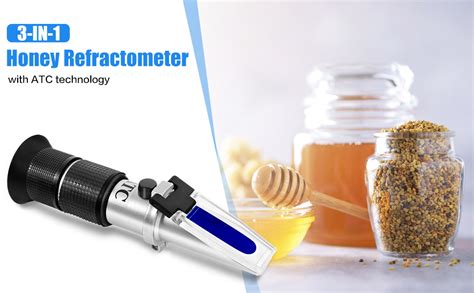 how to read a honey refractometer|refractometer honey tester.